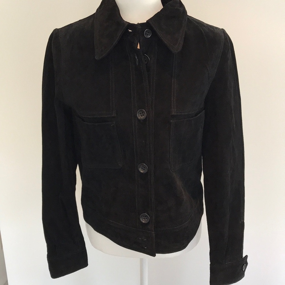 Zara black suede jacket